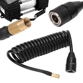 Car Air Pump Hose, 9.84ft PS20 Female Plug Inflator Extension Tube, Auto Tire Pump Hose for American Tire Nozzle Car Motorcycle