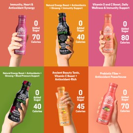 Karviva Organic Juice Cleanse & Energy Boost Pack | 1 to 3-Day Flexible Use – TCM Based Detox, Fat Burn, No-Jitters Energy Boost with Superfoods, Green Coffee Beans, Aronia, Ashitaba, Mango, All Natural, Non-GMO, No-Sugar Added (6 BPA-Free Bottles)