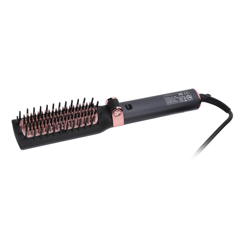 Hot Comb Electric Folding Design Ergonomic Handle Curls Straight Hair