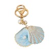 Rigral Keychain Bag Charm Shell Shell Key Ring Carabiner Glitter,