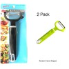 dependable Set of 2 Vegetable Potato Peeler with Courer Multi