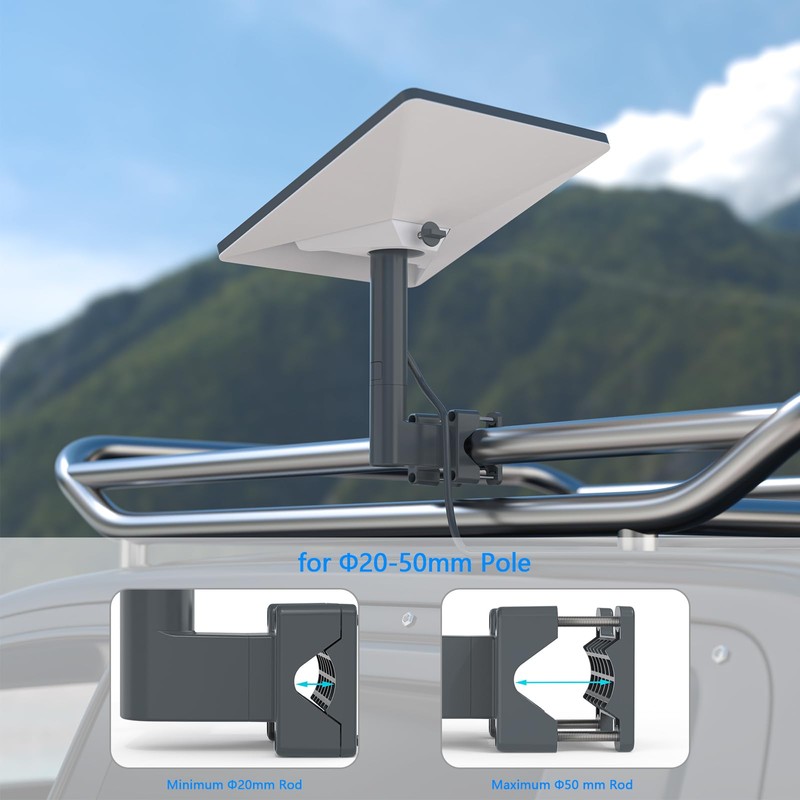 HOLACA Starlink Mini Mount, Starlink Mini RV Ladder Mount, Aluminum