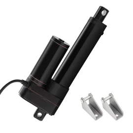 24V 4 Inch Stroke Linear Actuator Heavy Duty 660lbs/3000N IP65 Waterproof Speed 0.2"/sec Linear Electric Actuator with Mounting Bracket