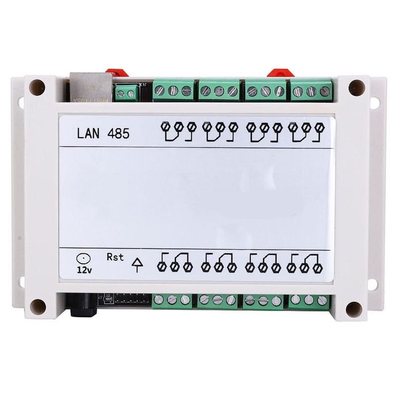 Ethernet TCP IP RJ45 Remote Controller Module, 8-Channel Relay Switch