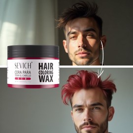 13 Colors Temporary Hair Coloring Wax - Temporary Hair Color Wax for Men & Women, Ultra Strong Hold, Natural Look, Easy Wash, Cream Hair Dye for Styling