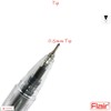 5 x 0.5mm FLAIR Hydra BLACK Gel Pens Easy Grip