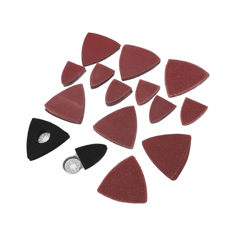 Oscillating Tool Sanding Pad Kit Triangular Finger Accessories 60 80