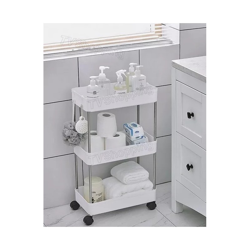 TvShopping Carrito De Cocina Frutero Organizador Multiusos 3 Niveles 23