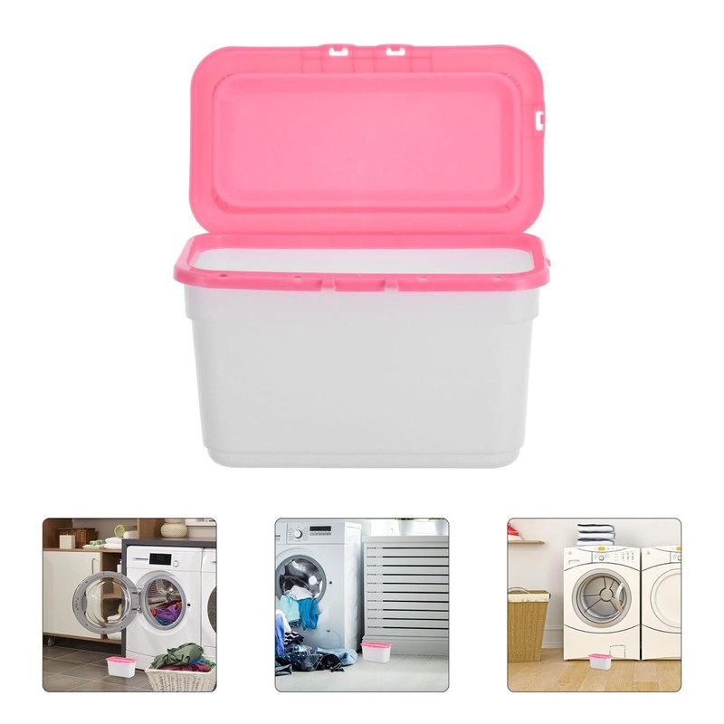 SHINEOFI Laundry Pod Storage Container Plastic 1pc 18.30X10.30X10.30C