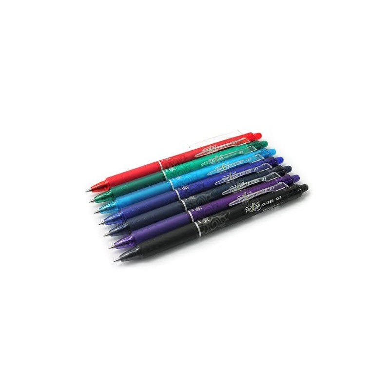 Pilot Pen Frixion Clicker Fine Point Pen, Blau radierbar, 12