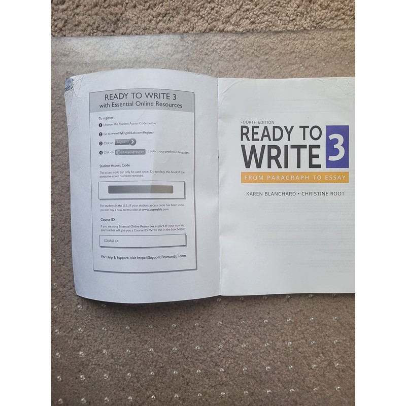 Ready to Write 3 with Essential Online Resources