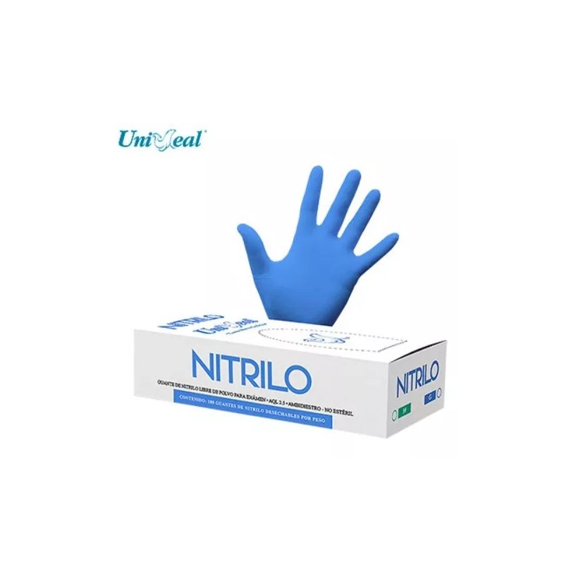 Guantes De Nitrilo Libre De Polvo No Esteril Nitrilo Talla