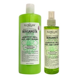 Kit Shampoo 1lt De Bergamota Y Tonico Estimulante Florigan®