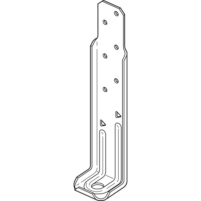 Simpson Strong-Tie DTT1Z DTT1Z ZMAX Galvanized Deck Tension Tie for
