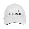 Makoroni - GOT Life Coach Hat Adjustable Cap, DesA85 White