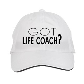 Makoroni - GOT Life Coach Hat Adjustable Cap, DesA85 White