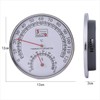 tomtask Thermometer/Hygrometer Analog Freestanding Hygrometer Thermometer Hygrometer Sauna Retro Wall