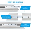 PATIKIL 4" Straight Connector 10pcs T/V Slot Aluminum Extruded Connector