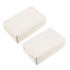 Sourcingmap 2pcs 80 x 50 x 26mm Electronic Plastic DIY