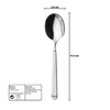 SOLINGEN GEHRING Espresso Spoons, 6-Piece Set, Mocha Spoon, Teaspoon Made