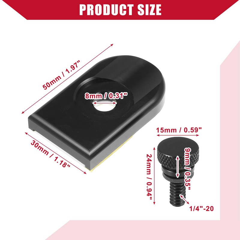 A ABSOPRO Motorcycle Seat Bolt for Harley Davidson / Rear