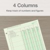 A Columnar Analysis Pad 4 Column Ledger 8.5" x 11",