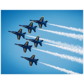 ArtDash Historic United States Military Photo ~ THE BLUE ANGELS Air Show (8"×10" photo)