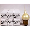 Creative Hobbies® 7194PSA Large Medium Base Champagne Silicone Light Bulbs,