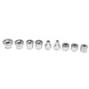 9pcs Microdermabrasion Replacement Tips Metal Multi Size Professional Facial Dermabrasion