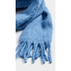 Hat Attack Women's Cozy Solid Scarf, Bright Denim, Blue, One