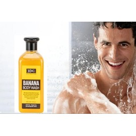 Banana Shower Gel, Bodywash 400ml size, mild and soft on skin, invigorating fruity banana scent