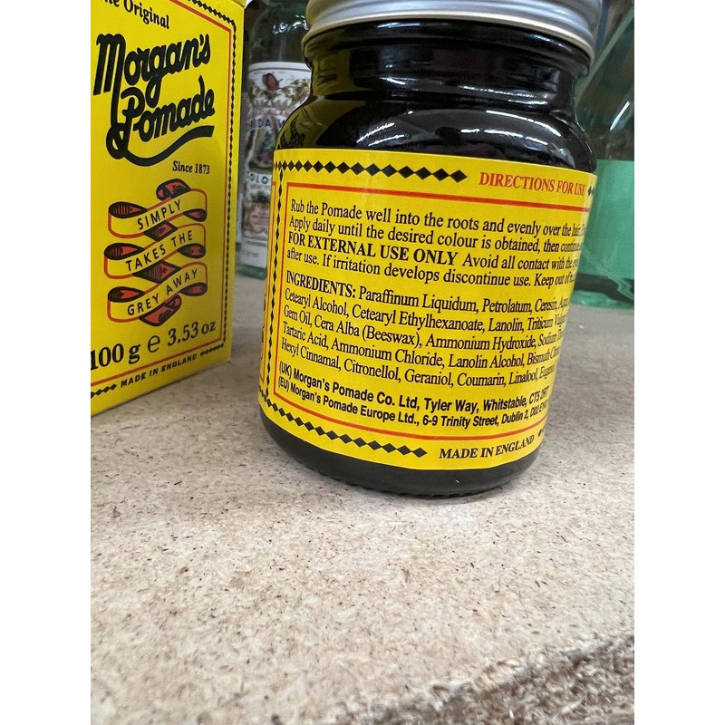 Morgans Pomade Darkens Grey Hair 100g