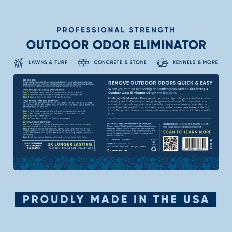 Outdoor Odor Eliminator | Outside Dog Urine Enzyme Cleaner –