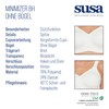 SUSA Women's Damen BH Ohne Bügel 8014 Minimizer Bra, Off-White