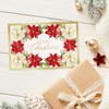 Masterpiece Poinsettia Floral Tradition Christmas Cards / 16 Boxed Winter