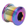 5Pcs 6.5mm Bike Single Chainring Screw Titanium Alloy Rust Protection