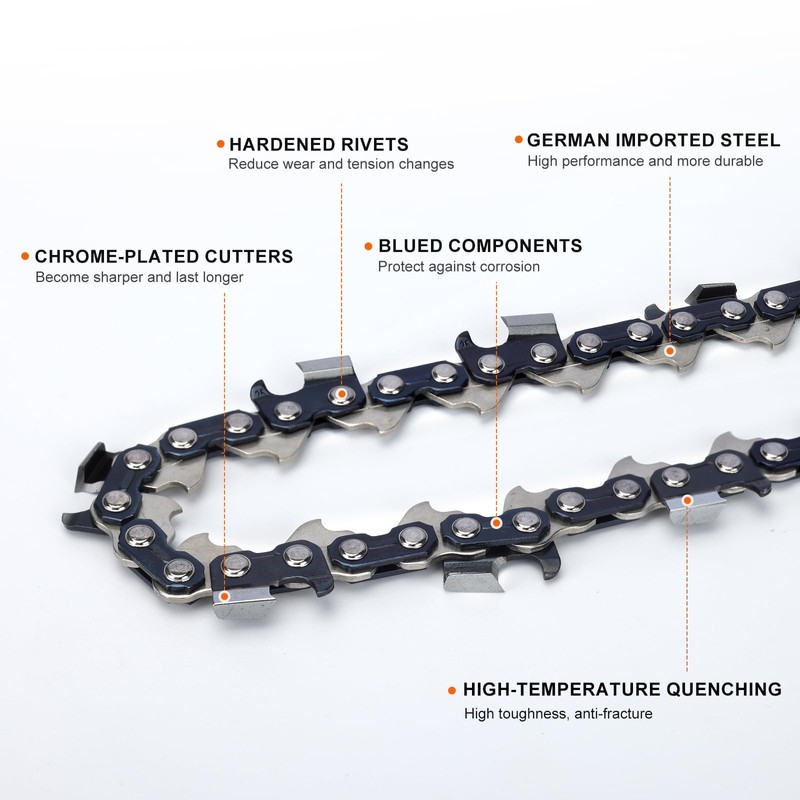 20 Inch Chainsaw Chain for Poula Pro PR5020 CS-590 timber