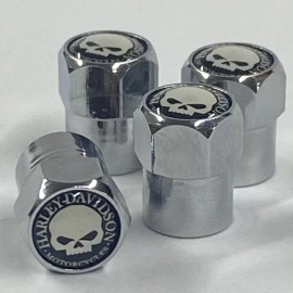 Newstar HARLEY DAVISON WHEEL VALVE STEM CAPS Sportster Softail HERITAGE V ROD FORD F150