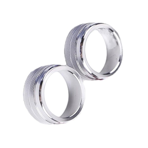 Riloer AC Knob Cover, 2 pcs Car Air Conditioning Switch