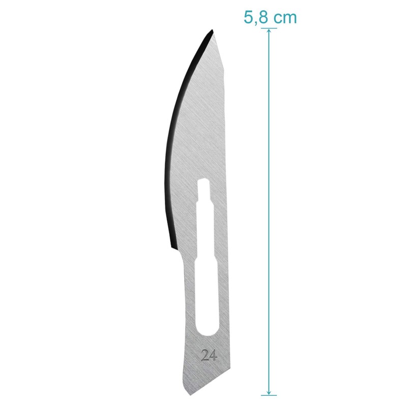 May Scalpel Blades Figure 24 Carbon Steel for Scalpel Holder