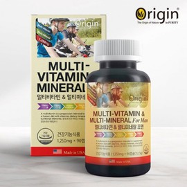 Origin Multivitamin and Multimineral for Men 90 Capsules Soft Capsules / 오리진 멀티비타민 앤 멀티미네랄 포맨 90캡슐 연질캡슐