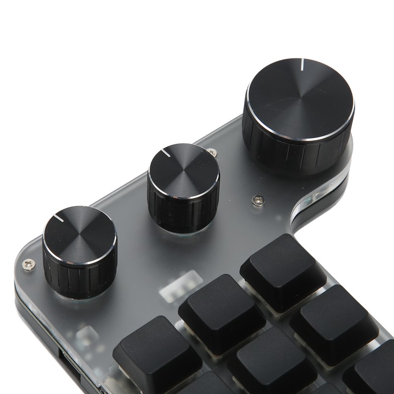 12 Keys Mechanical Keyboard Bluetooth USB Connection Mini Portable Programmable