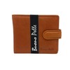 Buono Pelle RFID Blocking Mens Designer Soft Veg Tan Leather