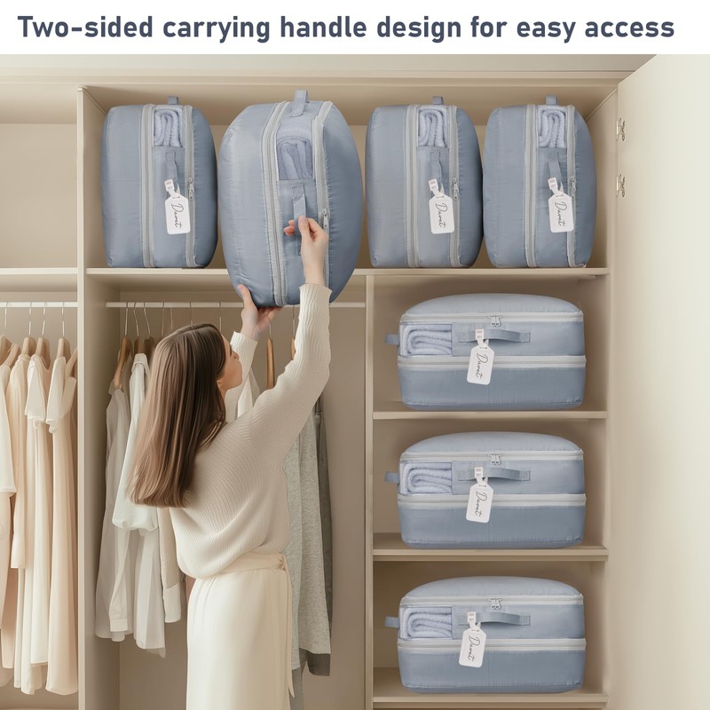 DIMJ Compression Storage Bags 6 Pack - Blanket Storage Bags