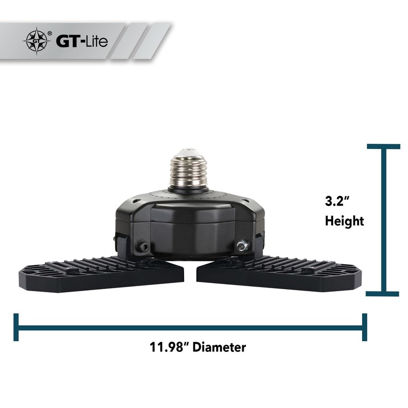 High-Lumen LED Bulbs, Energy Efficient, Easy to Install, Garage, Workshop,