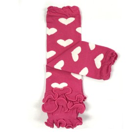 Bowbear Adorable Designs Baby Leg Warmers, Pink Ruffles and Hearts