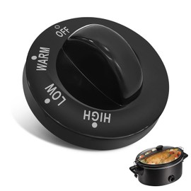 Dairrr Fuuu Slow Cooker Knobs Replacement for Hamilton Beach Crock Pot 33195 33261 6 Quart and 10 Quart, Crock Pot Control Knob Replacement Adjustable, Replacement Knob Part, 1 Pack