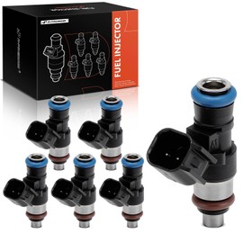 A-Premium Set of 6 Fuel Injectors Compatible with Ford F-150 F150 2018-2020, Bronco 2022-2023, 2.7L, Indirect Injector