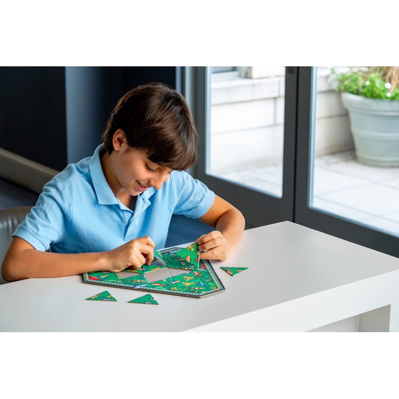 Think Fun Triazzle Picture-Matching Brainteaser (Frogs) Puzzle for Ages 8 and Up (76490)