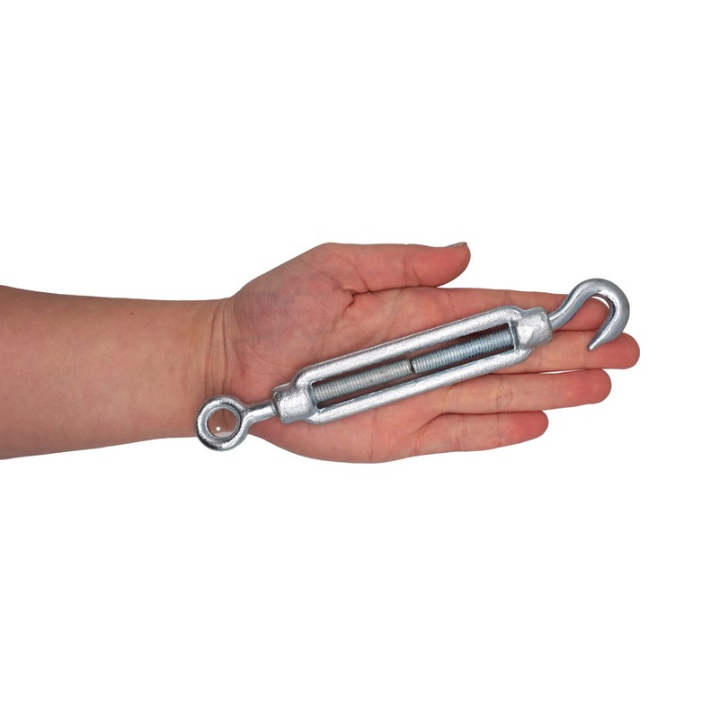 (Pack of 4) Turnbuckle Wire Tensioner M8 Adjustable Turnbuckles Hook
